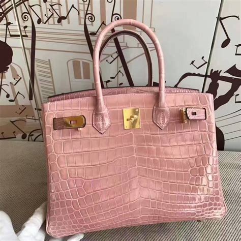 hermes birkin 30cm rose|hermes birkin 25 crocodile.